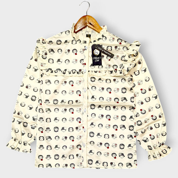 Iconic Charm Girls' Printed Top