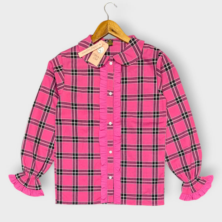 Pretty Pink Embroidered Top