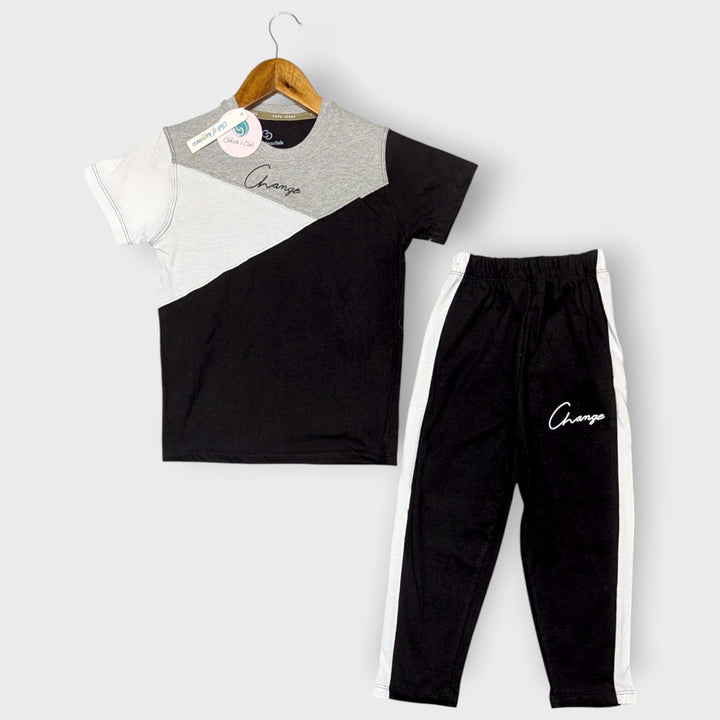 Black & White Tracksuit