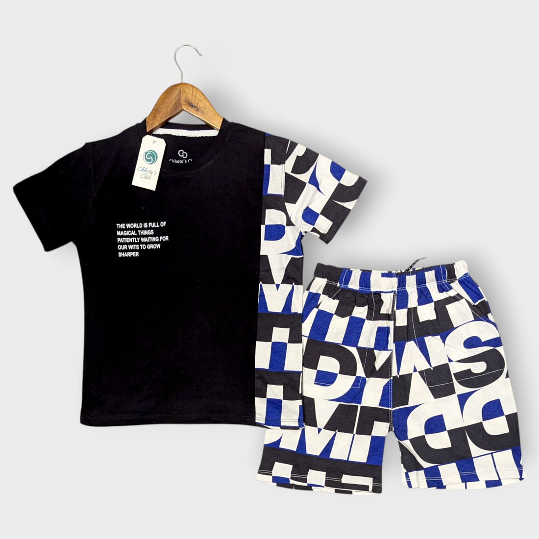 Bold Blocks Black & Blue Set
