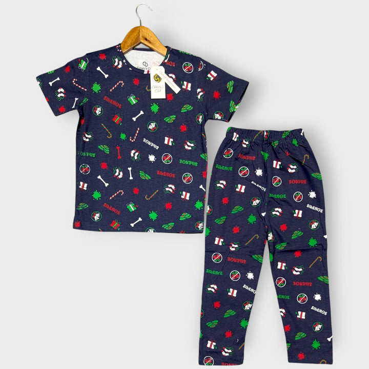 Festive Fun Girls' Tracksuit – 2-Piece Set