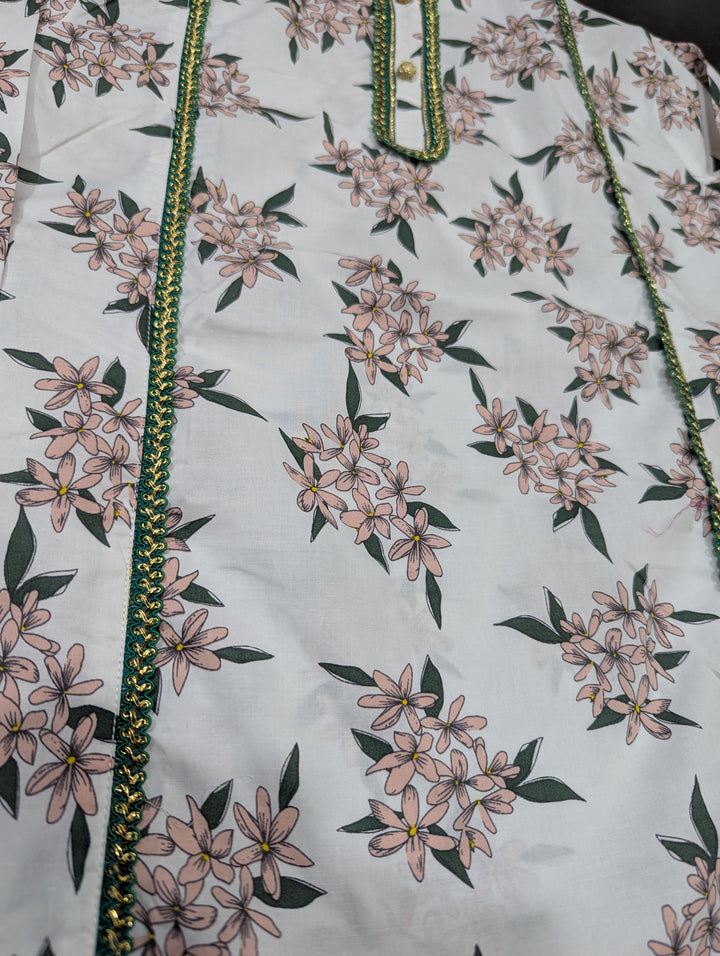 Girl printed lawn shalwar kameez