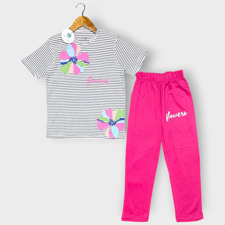 FLORAL LINING TRACKSUIT
