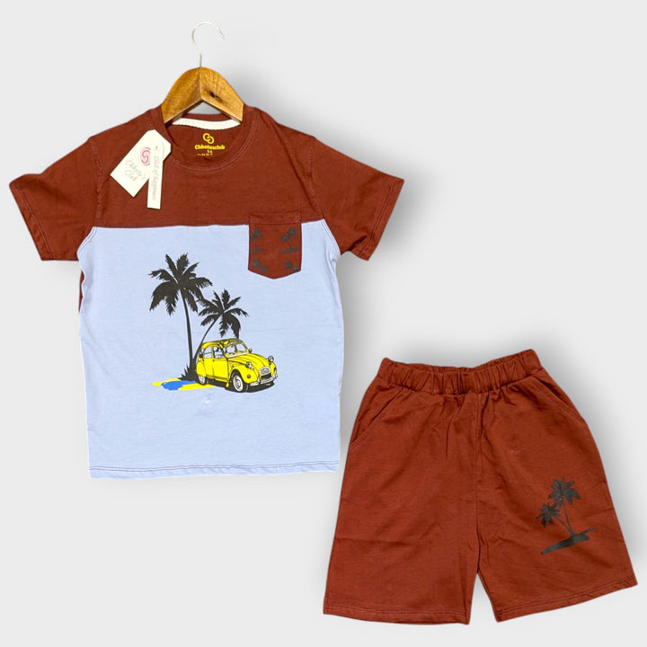 Beach Trip T-Shirt & Shorts Set