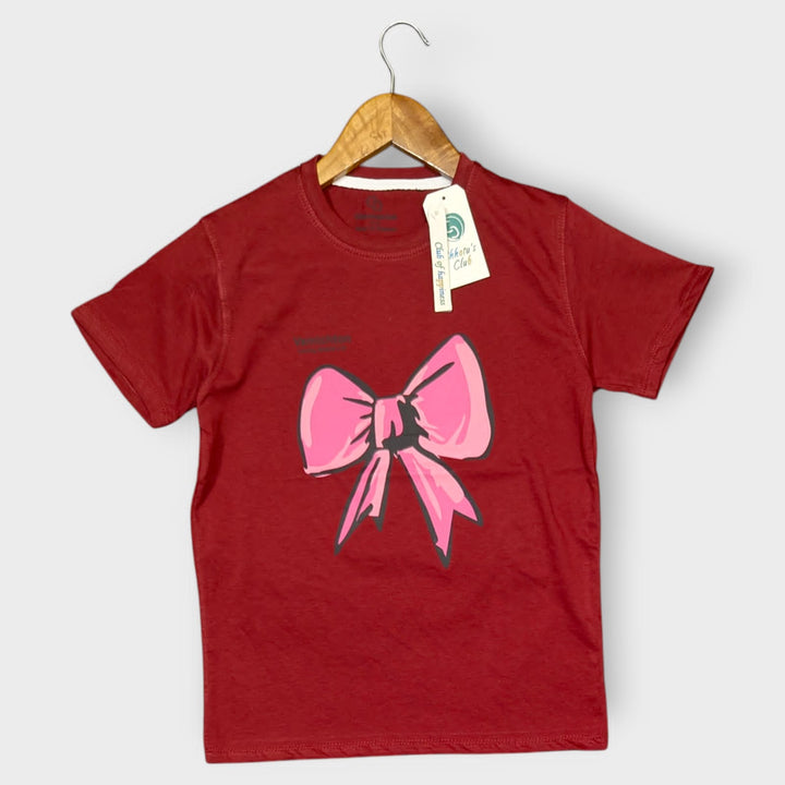 Pink Bow (Red) Shirt